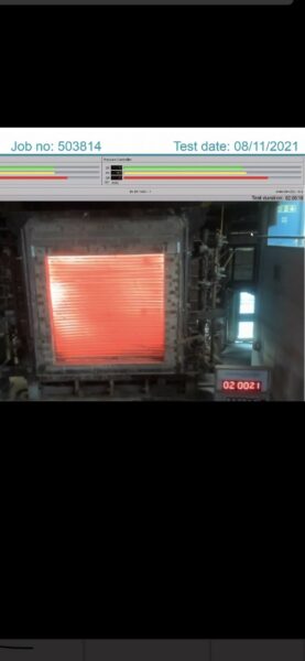 Fire Shutter During Testing